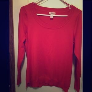 REALLY PRETTY red sweater.